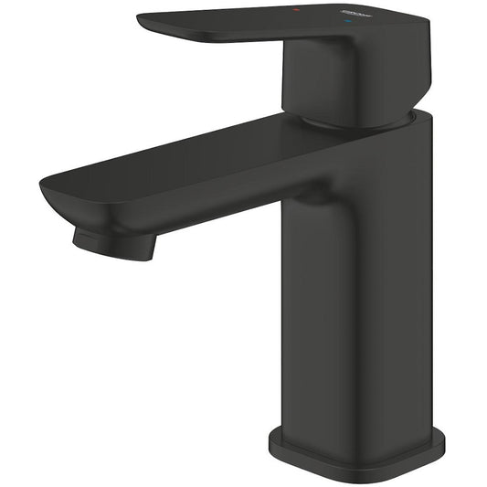 Baterie lavoar Grohe Cubeo, fara ventil, marime S, negru mat