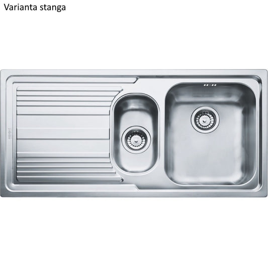 Franke Logica Line LLL 651 Chiuveta bucatarie inox 100x50 cm, finisaj dekor