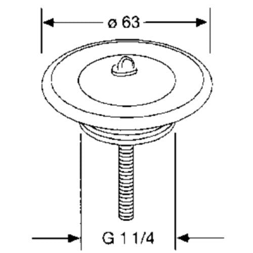 Kludi Ventil standard universal fara lant