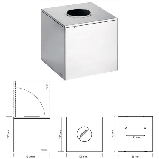 Bemeta Hotel Dispenser servetele, inox