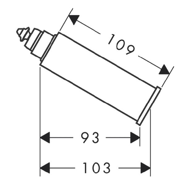 Hansgrohe Axor Starck Extensie pipa 6 cm