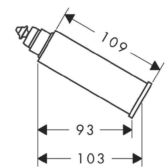 Hansgrohe Axor Starck Extensie pipa 6 cm