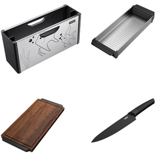 Franke Andy Chef Set accesorii pentru chiuvete, inox lucios