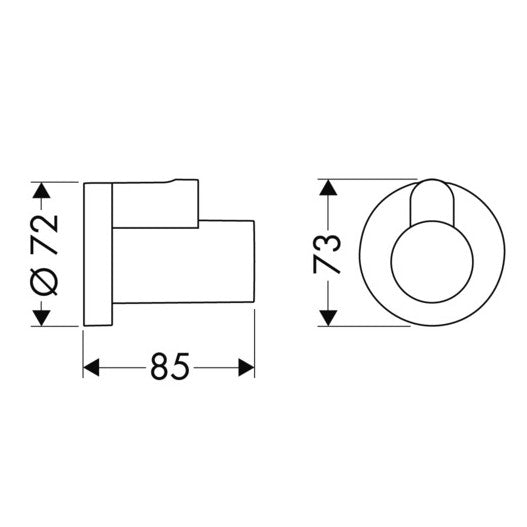 Hansgrohe Masca pentru robinet coltar