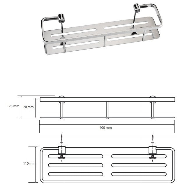 Bemeta Cytro 146208062 Savoniera dreptunghiulara 40 cm