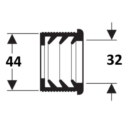 Geberit Garnitura de cauciuc pentru sifon Ø44/32 mm