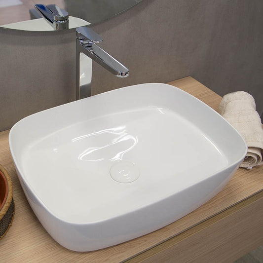 Lavoar baie pe blat Fluminia Pallas 50x38 cm