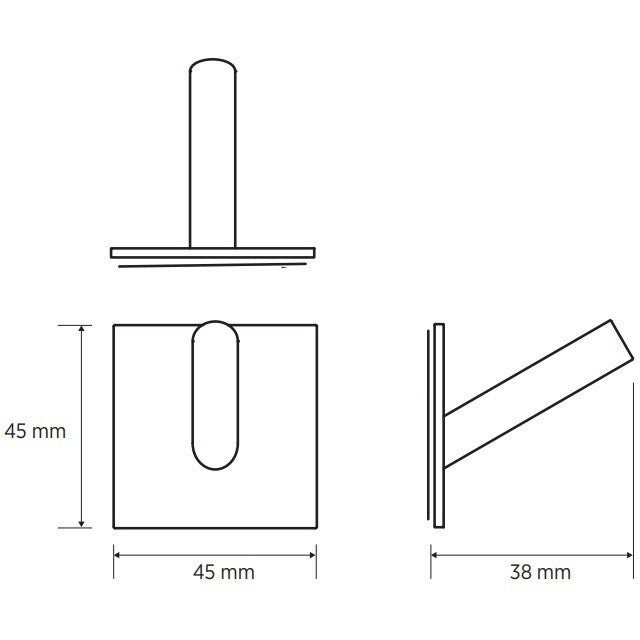 Bemeta Easy Cuier baie, inox mat