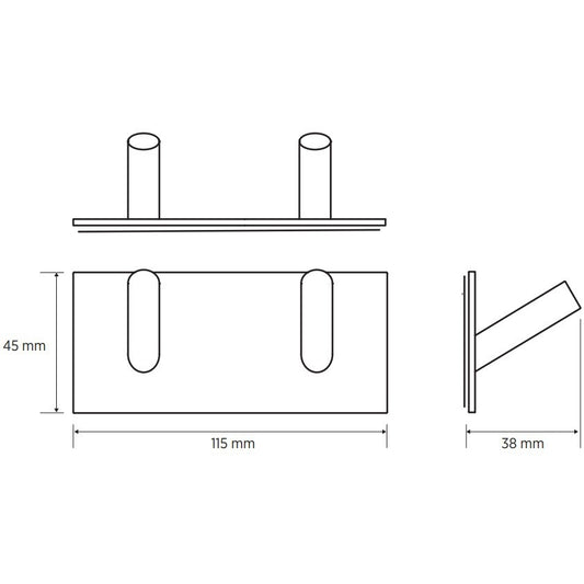 Bemeta Easy Cuier baie dublu, inox lucios