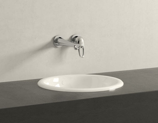 Baterie lavoar incastrata Grohe Eurostyle, maner decupat