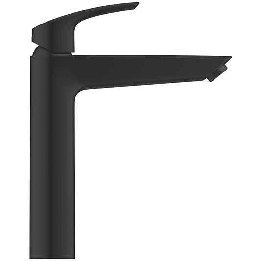 Baterie lavoar pe blat Grohe Eurosmart fara ventil, marime XL, negru mat