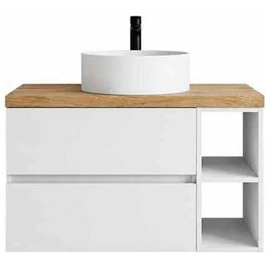 Dulap baie suspendat 20x46xH53 cm Fluminia Genova, alb, deschis