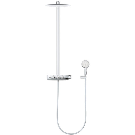 Coloana dus cu baterie si termostat Grohe Rainshower SmartControl 360 Duo