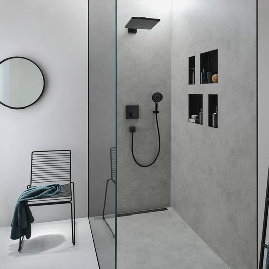 Para dus Hansgrohe Raindance Select S 120 cu 3 functii, antracit satinat