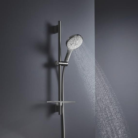 Grohe Rainshower SmartActive 150 Set dus cu bara 90 cm si savoniera, crom