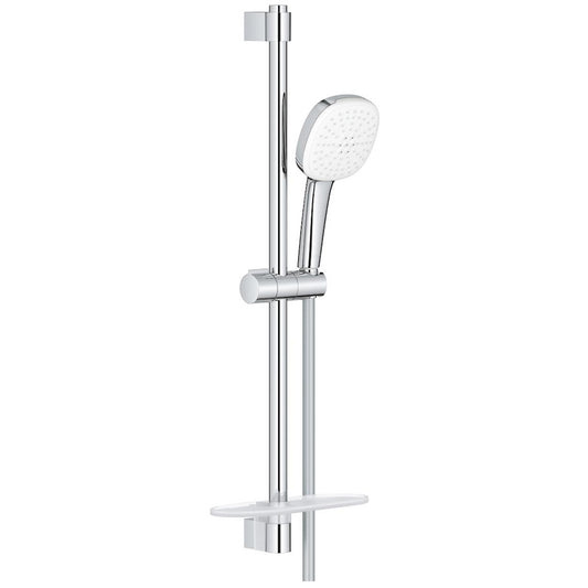 Grohe Tempesta Cube 110 Set dus cu bara 60 cm si savoniera 2 jeturi, crom