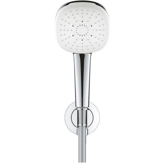 Grohe Tempesta Cube 110 Set dus cu suport si cot iesire, 3 jeturi