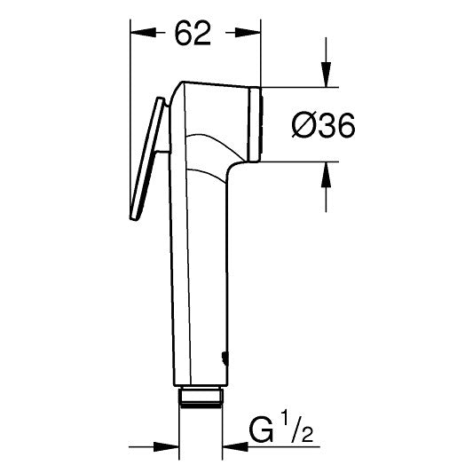 Grohe Tempesta-F Trigger 30 Dus igienic