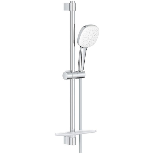 Grohe Tempesta Cube 110 Set dus cu bara 60 cm si savoniera 3 jeturi, crom