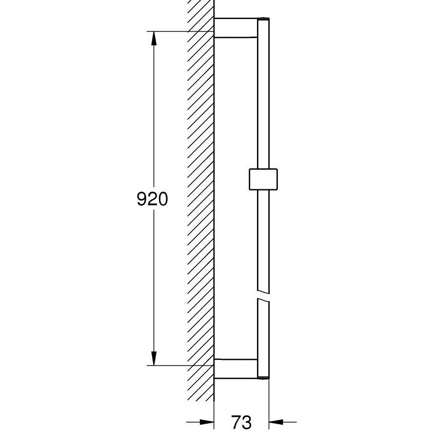 Grohe Euphoria Cube Bara de dus 900 mm