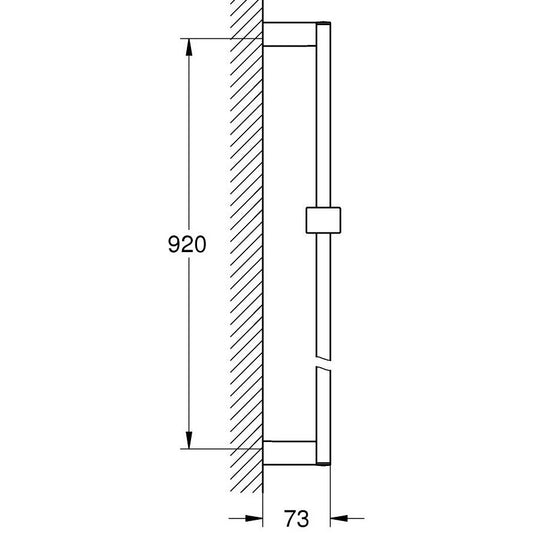 Grohe Euphoria Cube Bara de dus 900 mm