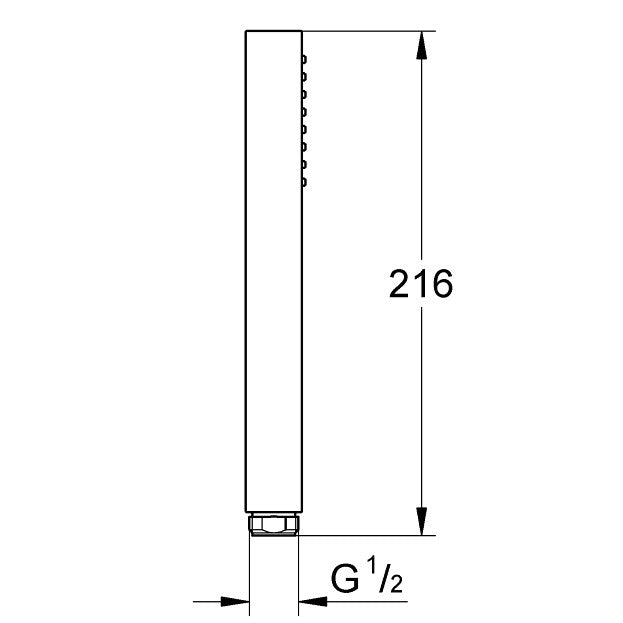 Para dus Grohe Euphoria Cube+ cu limitator debit