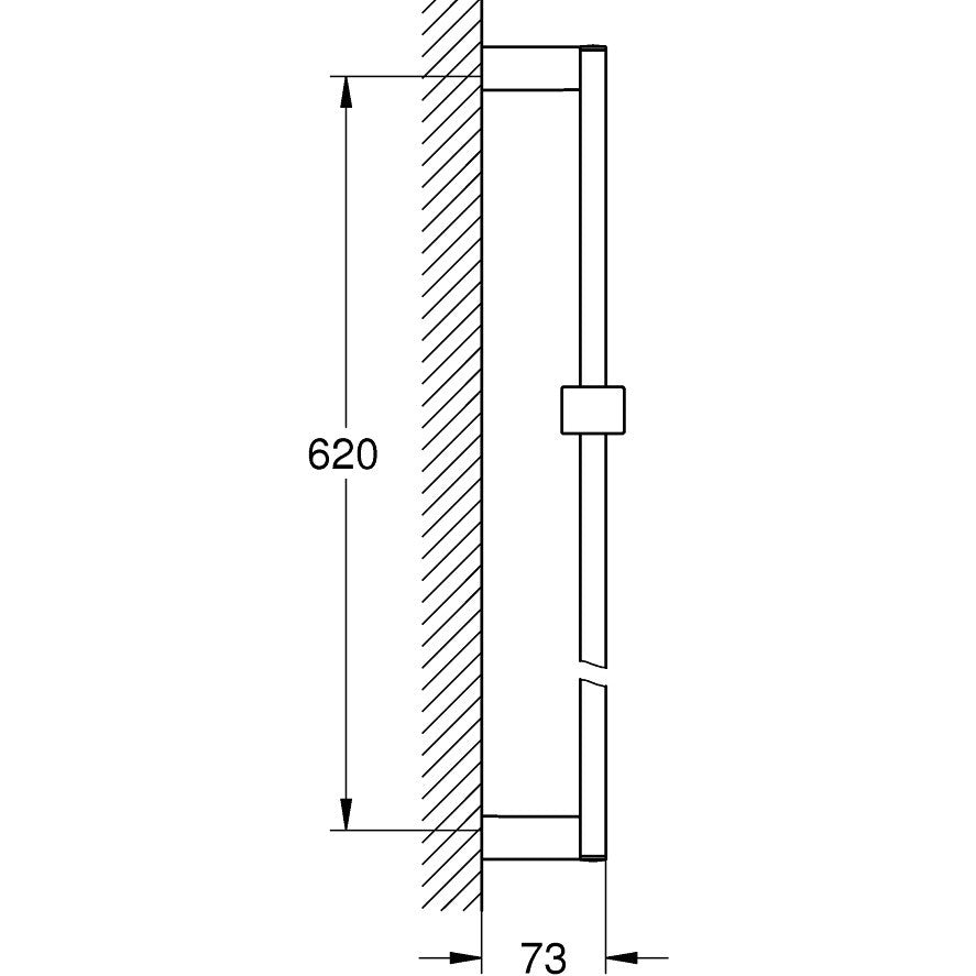 Grohe Euphoria Cube Bara de dus 600 mm