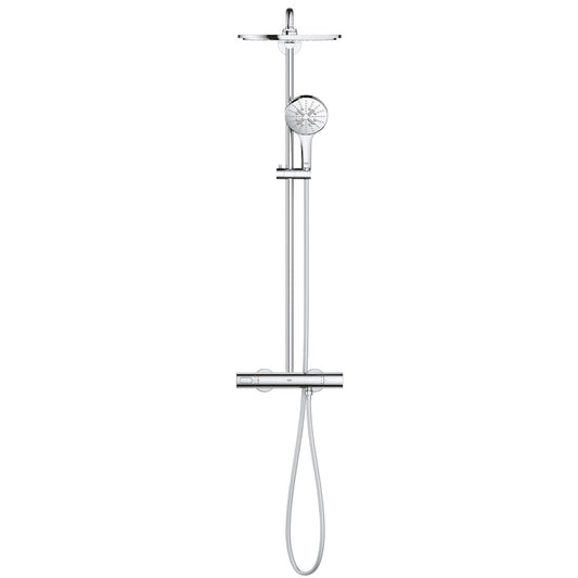 Coloana dus cu baterie si termostat Grohe Rainshower SmartActive 310, crom