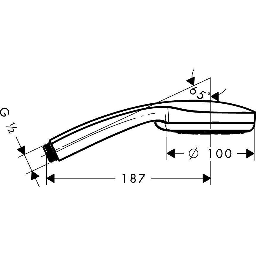 Para dus Hansgrohe Croma 100 Vario 4jet