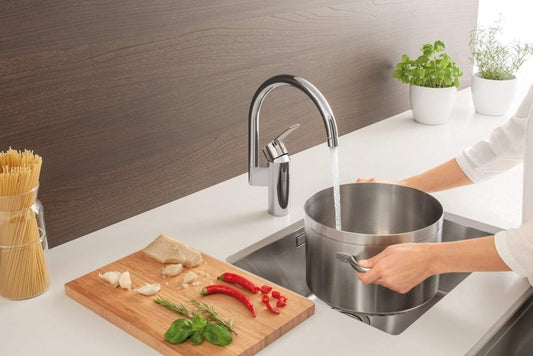 Grohe Eurostyle Cosmopolitan Baterie chiuveta bucatarie monocomanda, H34 cm