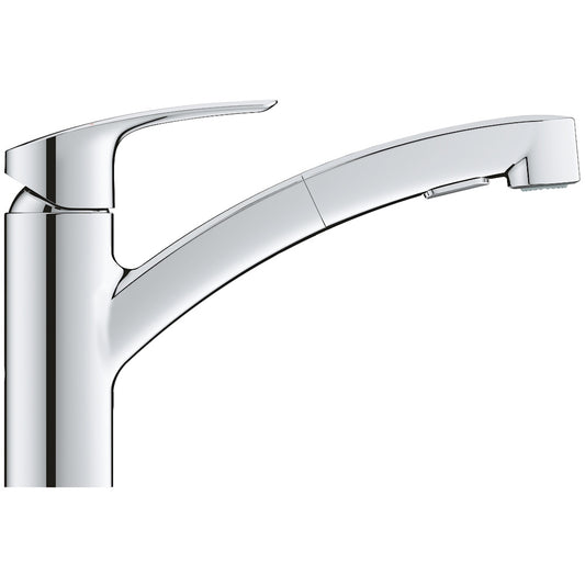 Grohe Eurosmart Baterie bucatarie monocomanda cu dus extractibil, crom
