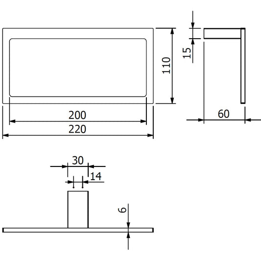 Kludi Vela C Suport prosop baie inel, alb mat