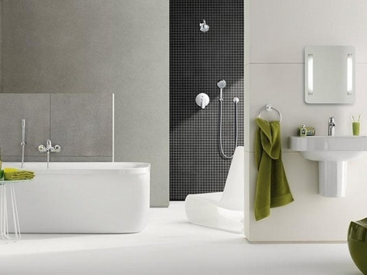 Grohe Eurosmart Cosmopolitan Baterie cada dus incastrata, set complet