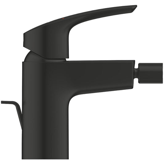 Grohe Eurosmart Baterie bideu cu ventil pop-up, marime S, negru mat