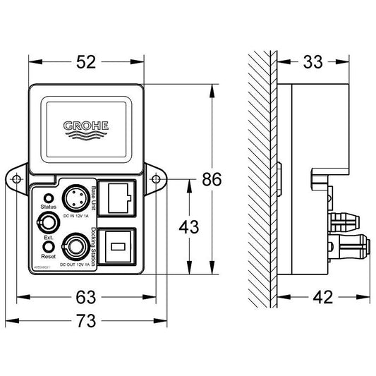 Grohe F-Digital Deluxe Unitate bluetooth