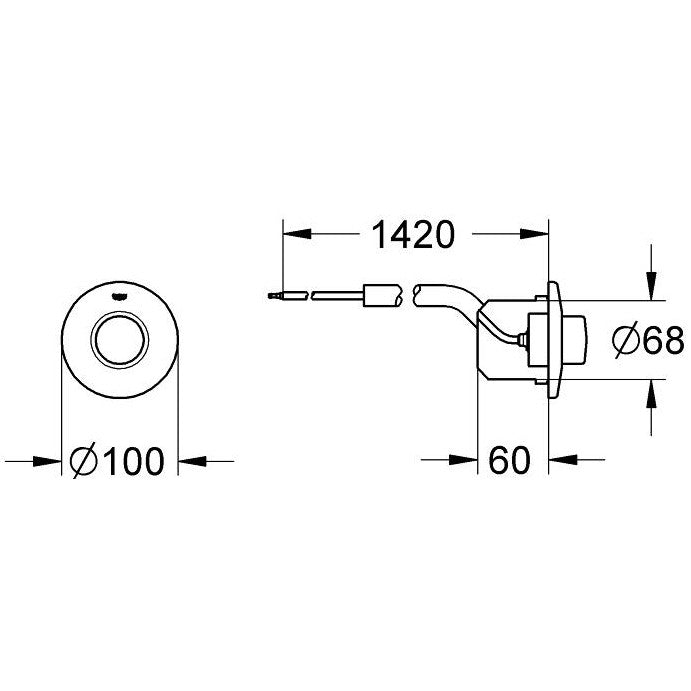 Grohe Actionare pneumatica