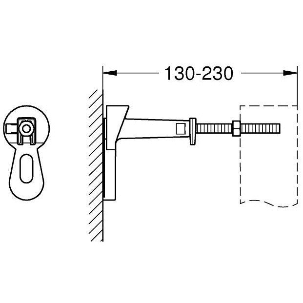 Grohe Rapid SL Set Promo Rezervor WC incastrat cu cadru, suport perete si clapeta de actionare Nova