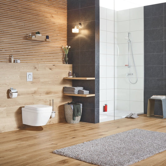 Vas WC suspendat Grohe Euro Ceramic Rimless 37x49 cm evacuare orizontala