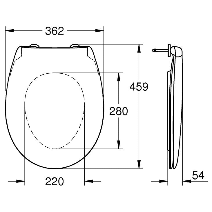 Grohe Bau Ceramic Capac WC