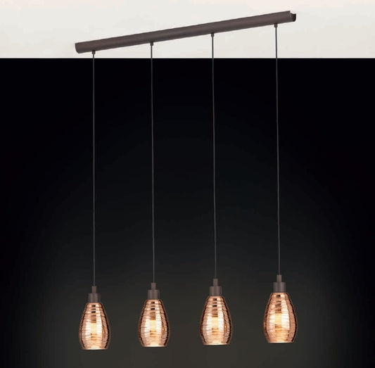 Eglo Siracusa Pendul 4x60W, cupru