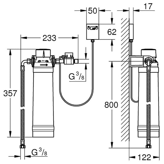 Grohe Red Filtru apa, capac inclus