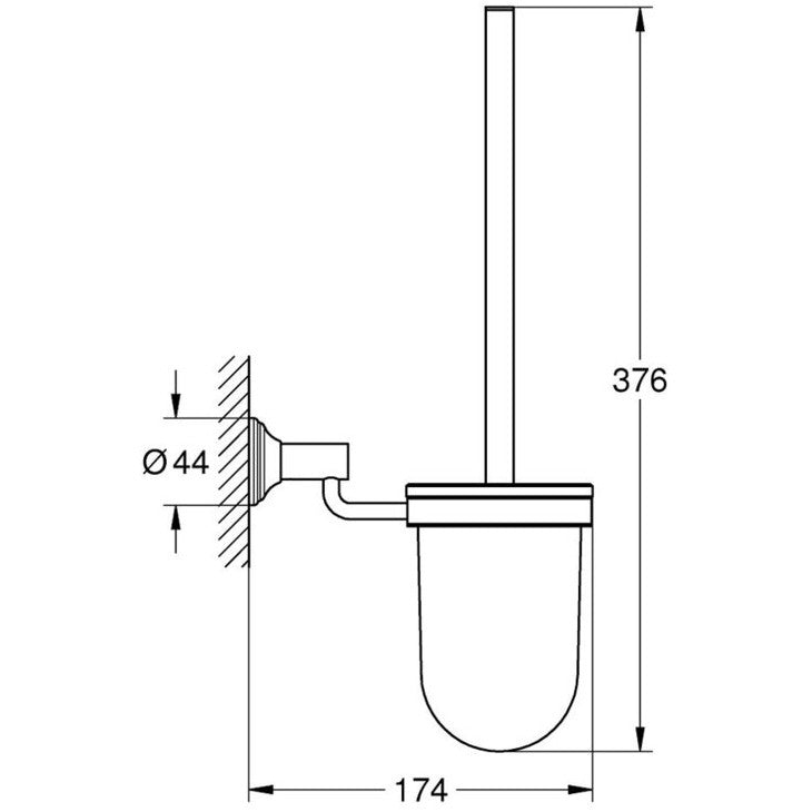 Grohe Essentials Authentic Set perie WC