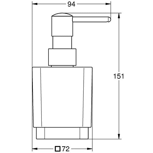 Grohe Selection Cube Dozator sapun lichid