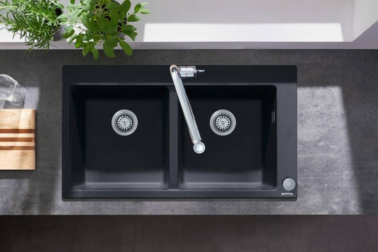 Hansgrohe S510-F770 Chiuveta bucatarie granit 88x41 cm, gri deschis (concrete grey)