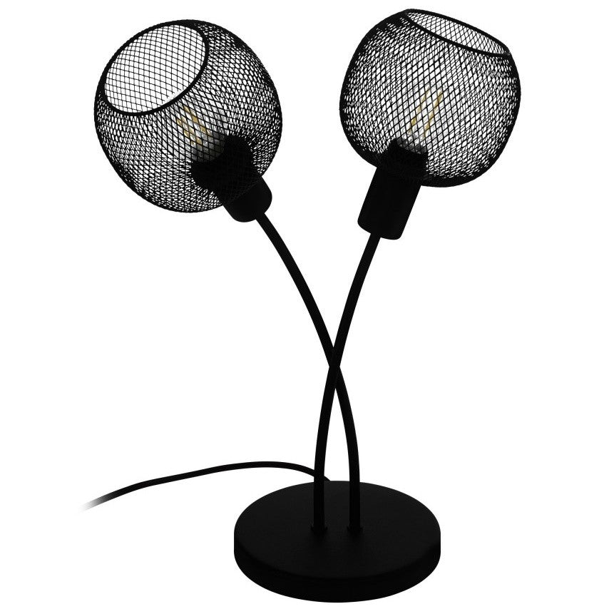Eglo Wrington 1 Veioza 2x40W, negru