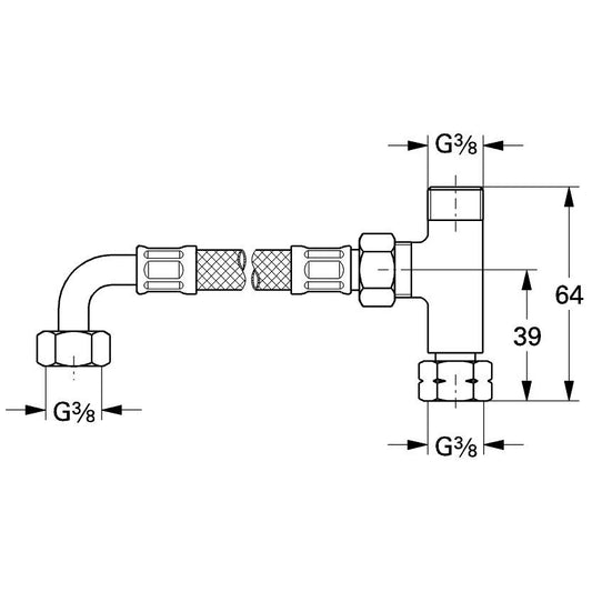 Grohe Grohtherm Micro Set de legatura