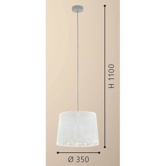 Eglo Hambleton Pendul 1x60W, alb