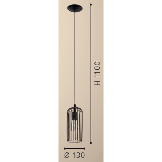 Eglo Roccamena Pendul 1x60W, cupru