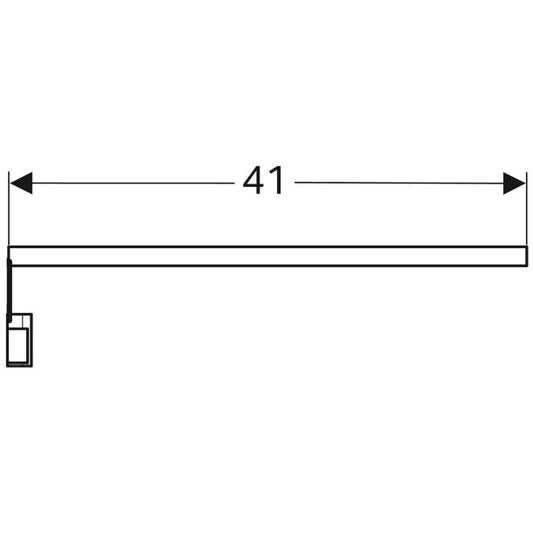 Geberit Lampa de mobilier 1x3.5W