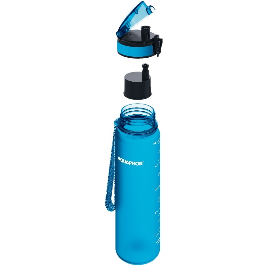 Aquaphor City Sticla filtranta 0.5L, albastru